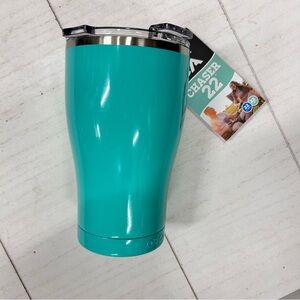 ORCA Stainless Steel Chaser Tumbler,double wall hot/cold,vacuum seal thermos NWT